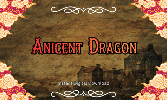 Ancient Dragon: A Bold Font for Legendary Designs