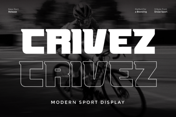 Crivez: High-Octane Font for Speed & Power