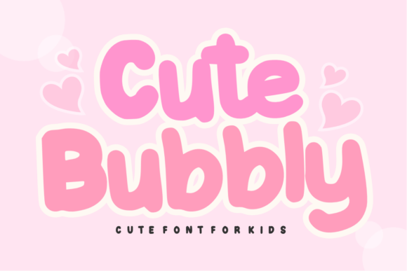 Discover Cute Bubbly: A Playful Font for Modern Design