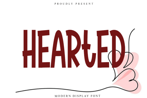 Hearted: The Display Font with a Warm, Modern Edge
