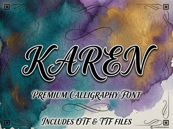 Karen: A Stunning Display Font for Bold, Creative Projects