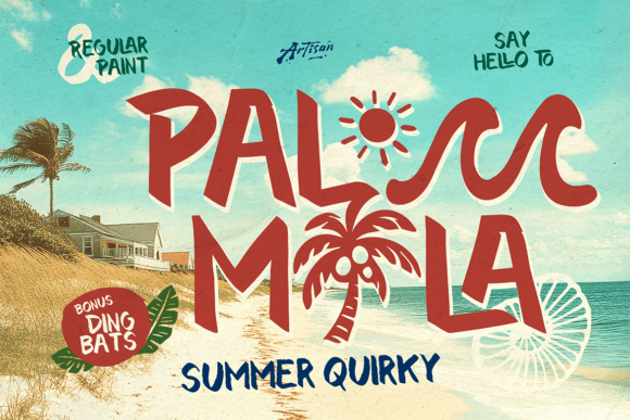Meet Palmila: Your Go-To Font for Tropical Summer Vibes
