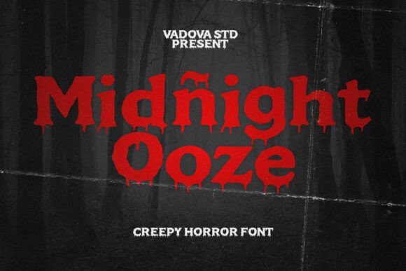 Midnight Ooze: A Font That Drips with Dread