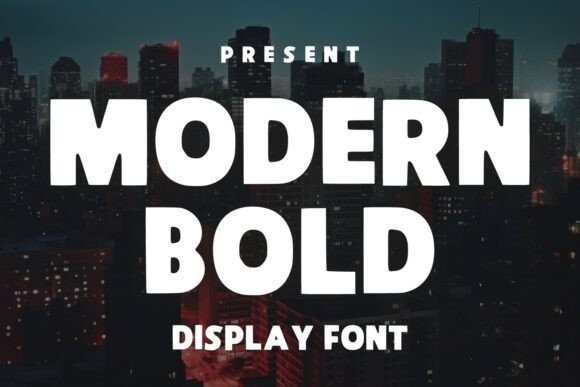 Modern Bold: A Clean and Powerful Display Typeface