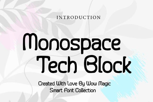 Monospace Tech Block: Modern Typography for Digital Design