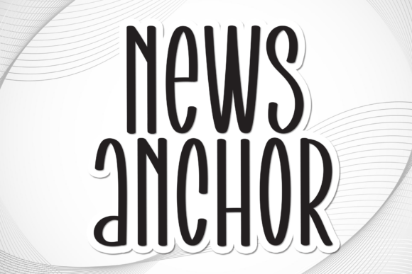 News Anchor: A Charming Font for Captivating Designs