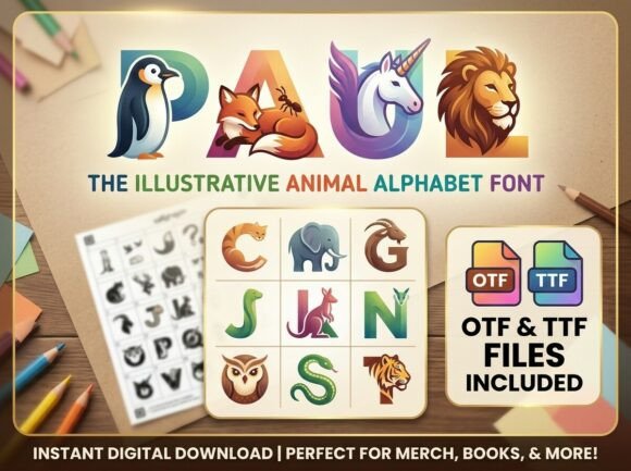 Paul: A Decorative Display Font That Commands Attention