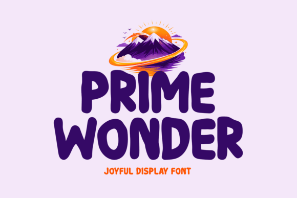 Prime Wonder: A Playful Display Font for Creative Projects