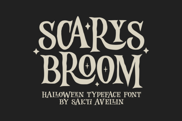 Scary’s Broom: A Magical Serif Font for Creative Projects
