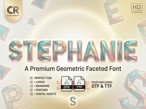 Stephanie: A Premium Font for Modern Branding