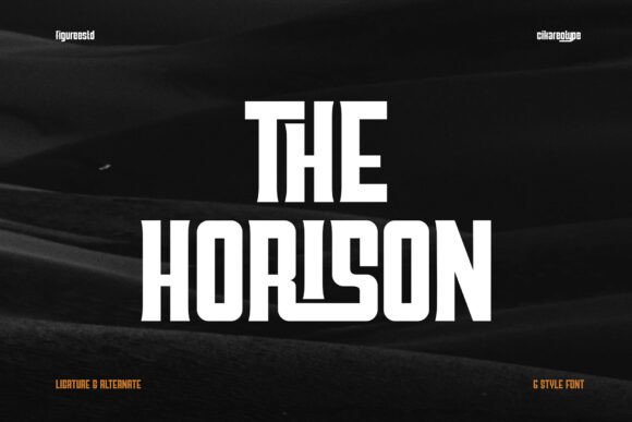 The Horison: Command Attention with This Modern Display Font