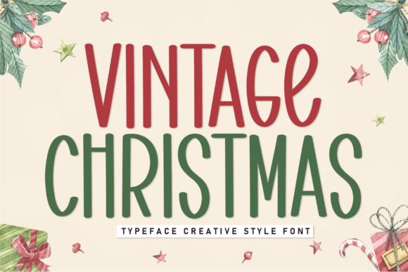 Vintage Christmas: Cozy Holiday Typography